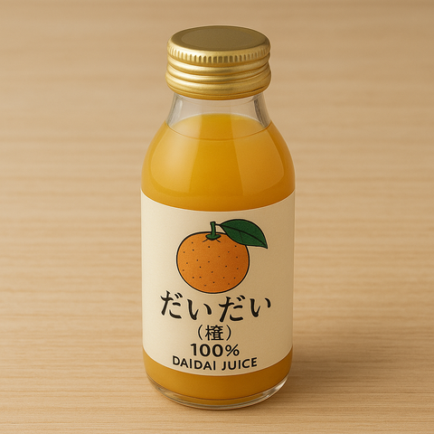 【KLBD】だいだい果汁100%（100ml）