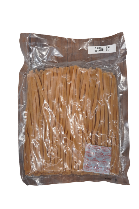 【KLBD】グルテンフリーう米めん玄米麺(太)7mm角（1kg）